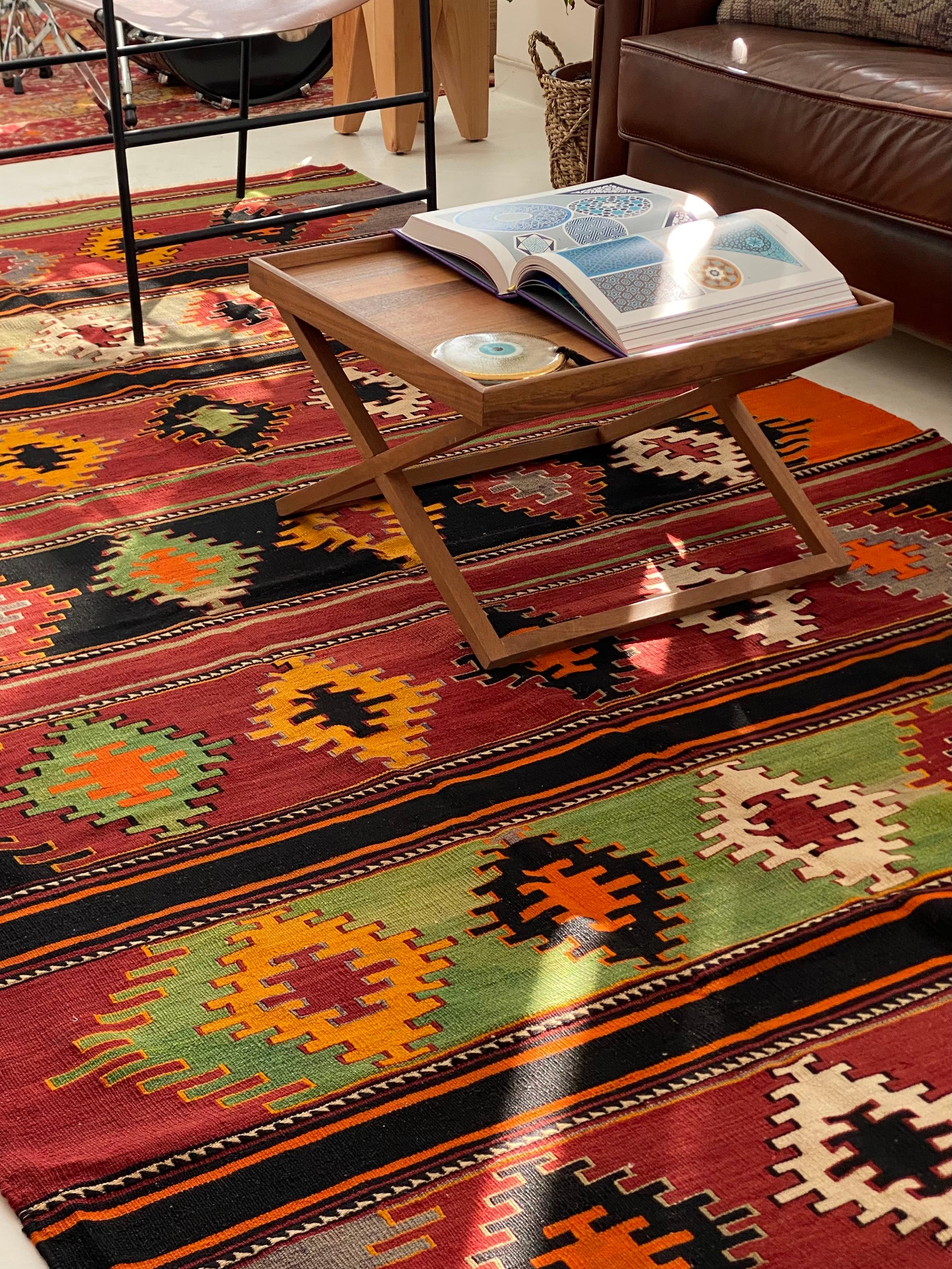 Vintage Handwoven Sivas Kilim