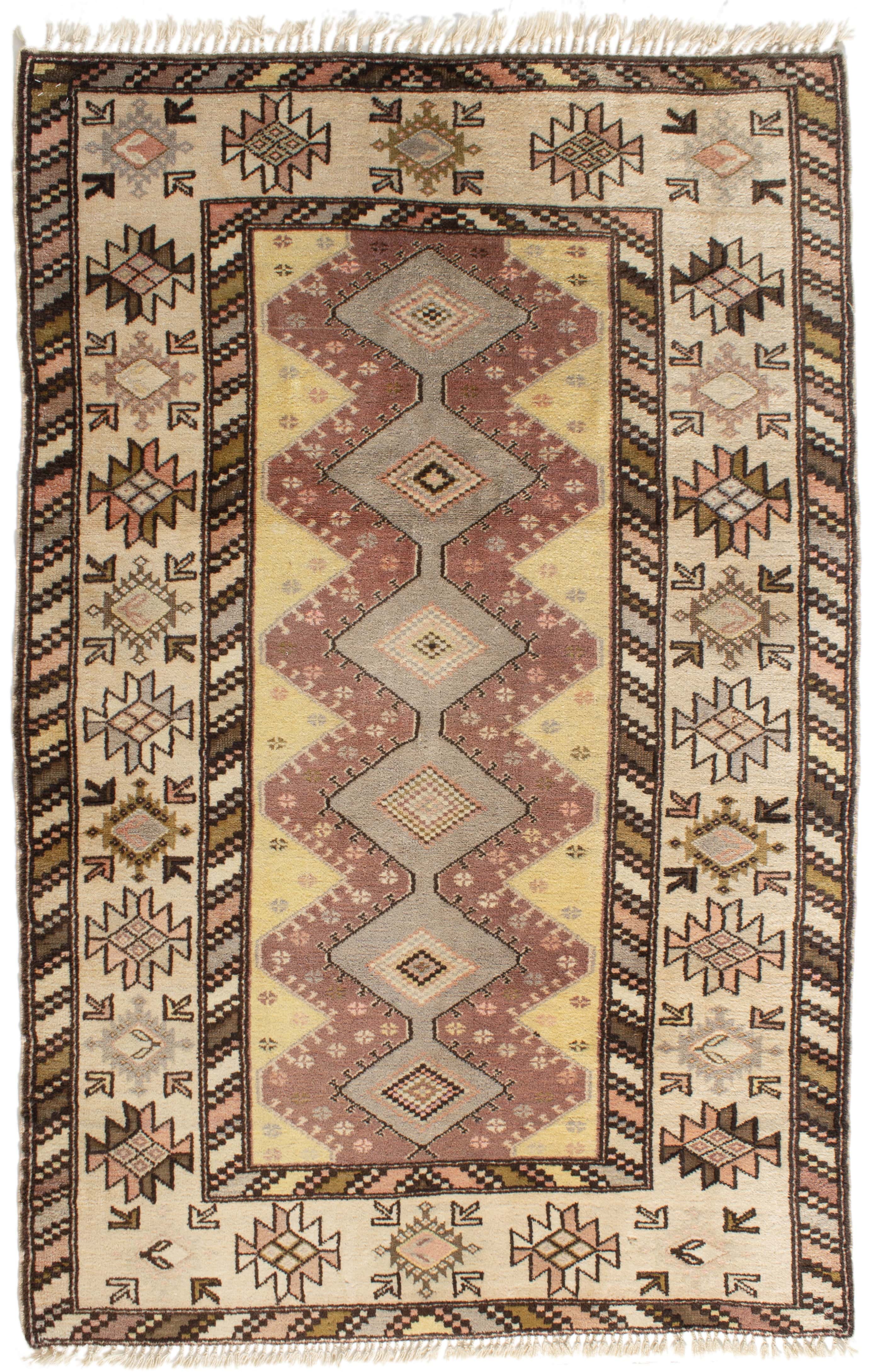 West Anatolia Antique Milas Hand Woven Carpet