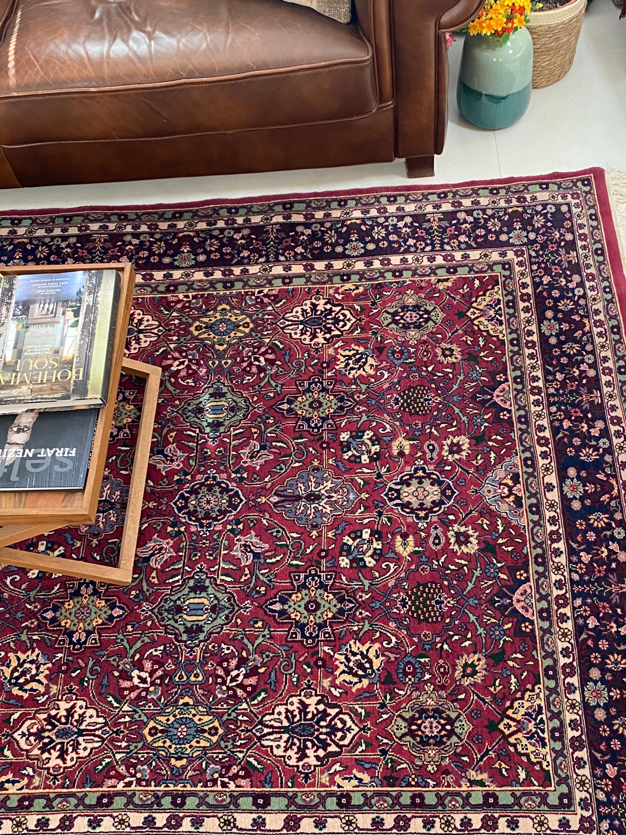 Handwoven Sivas Prison Hereke Rug
