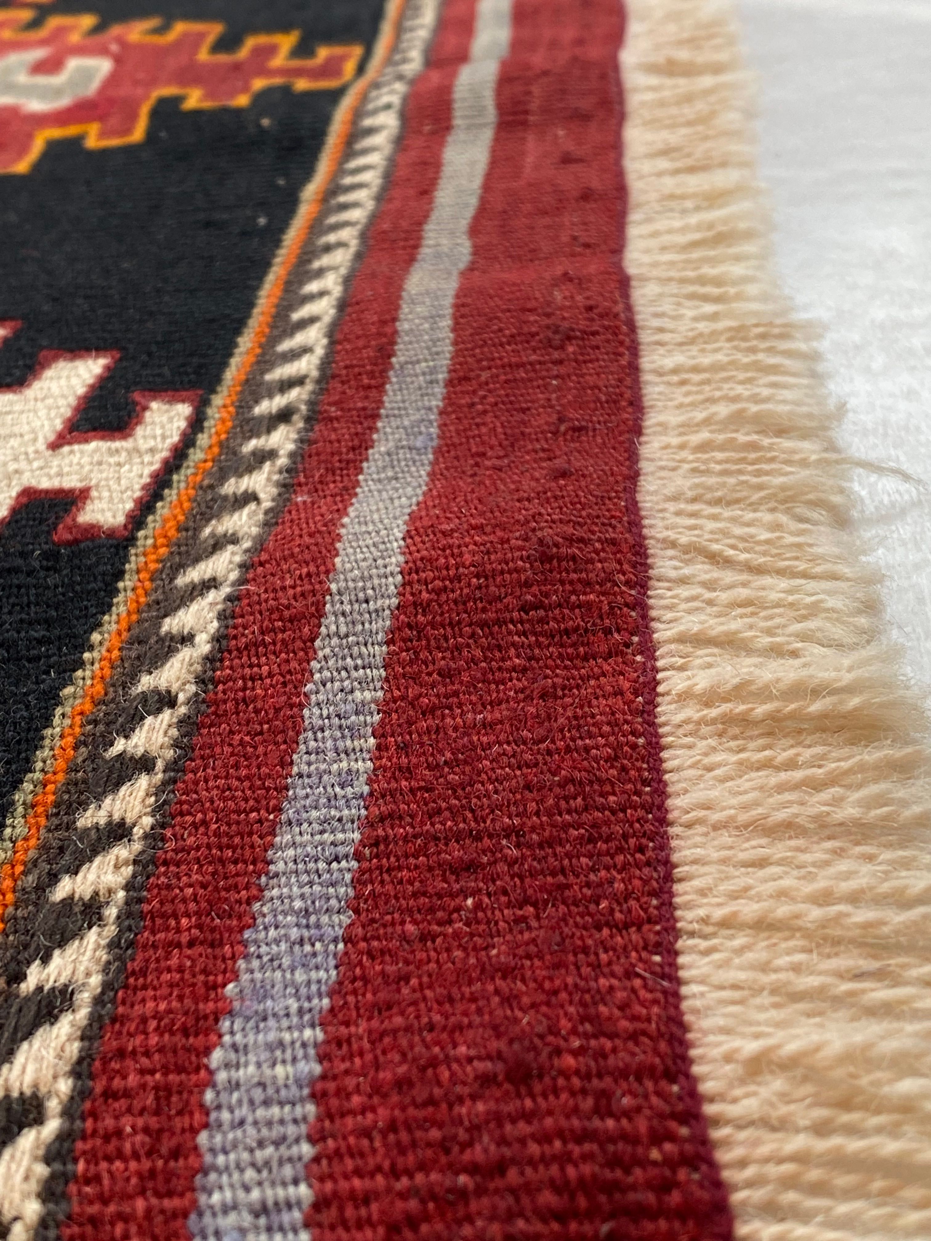 Vintage Handwoven Sivas Kilim