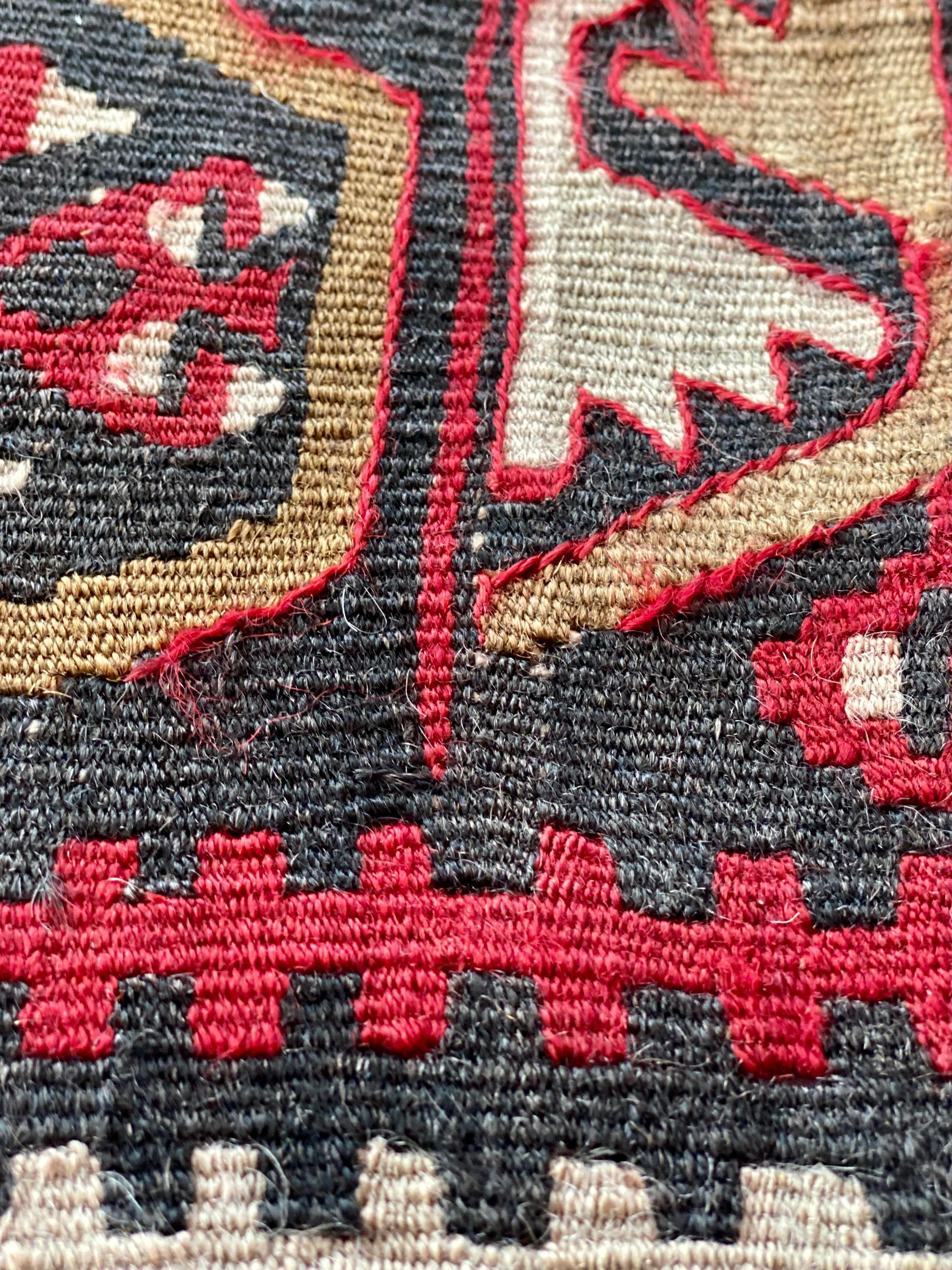 Antique Handwoven Kayseri Rug