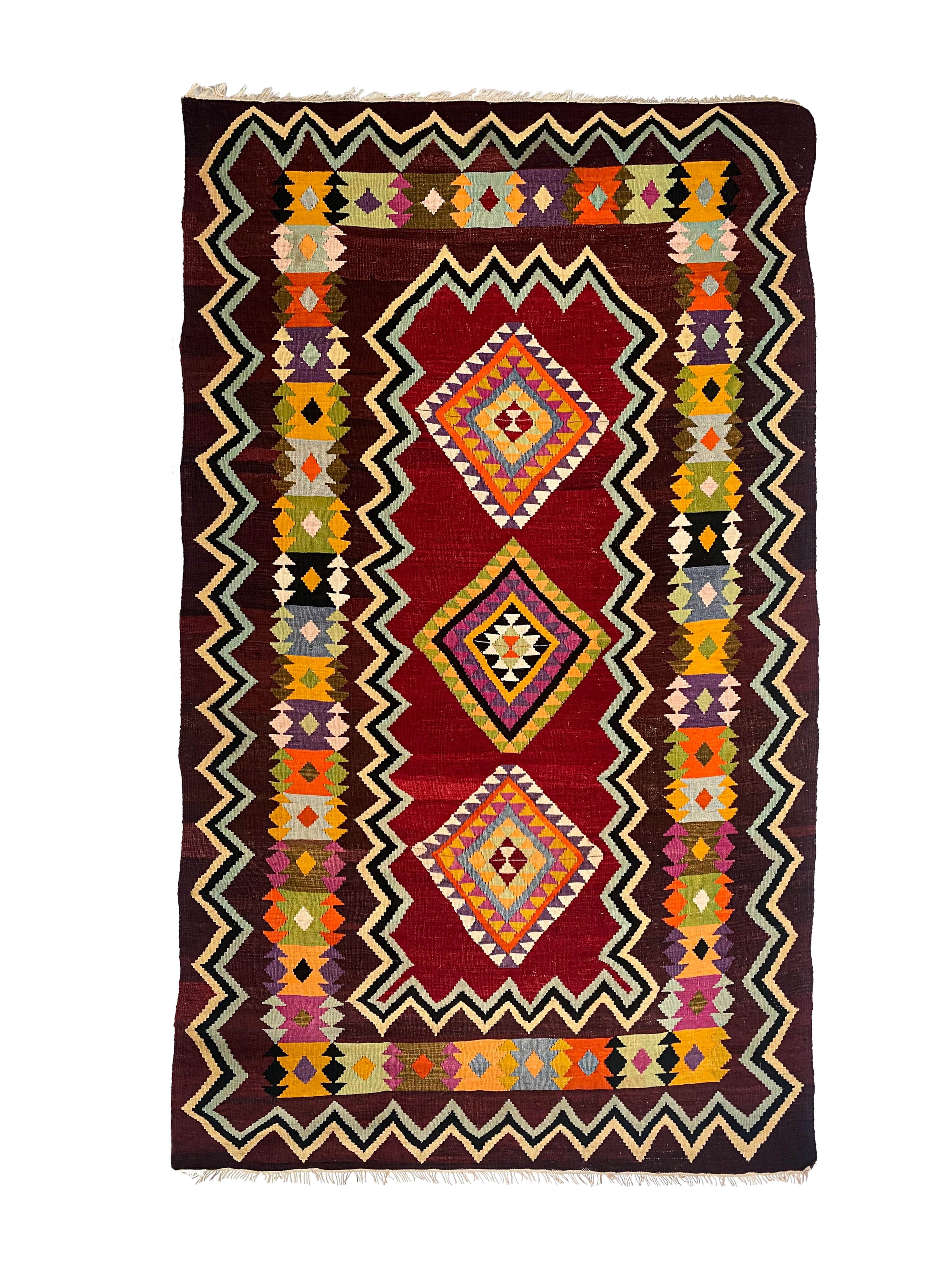 Milas Bencik  El Dokuma Kilim 1