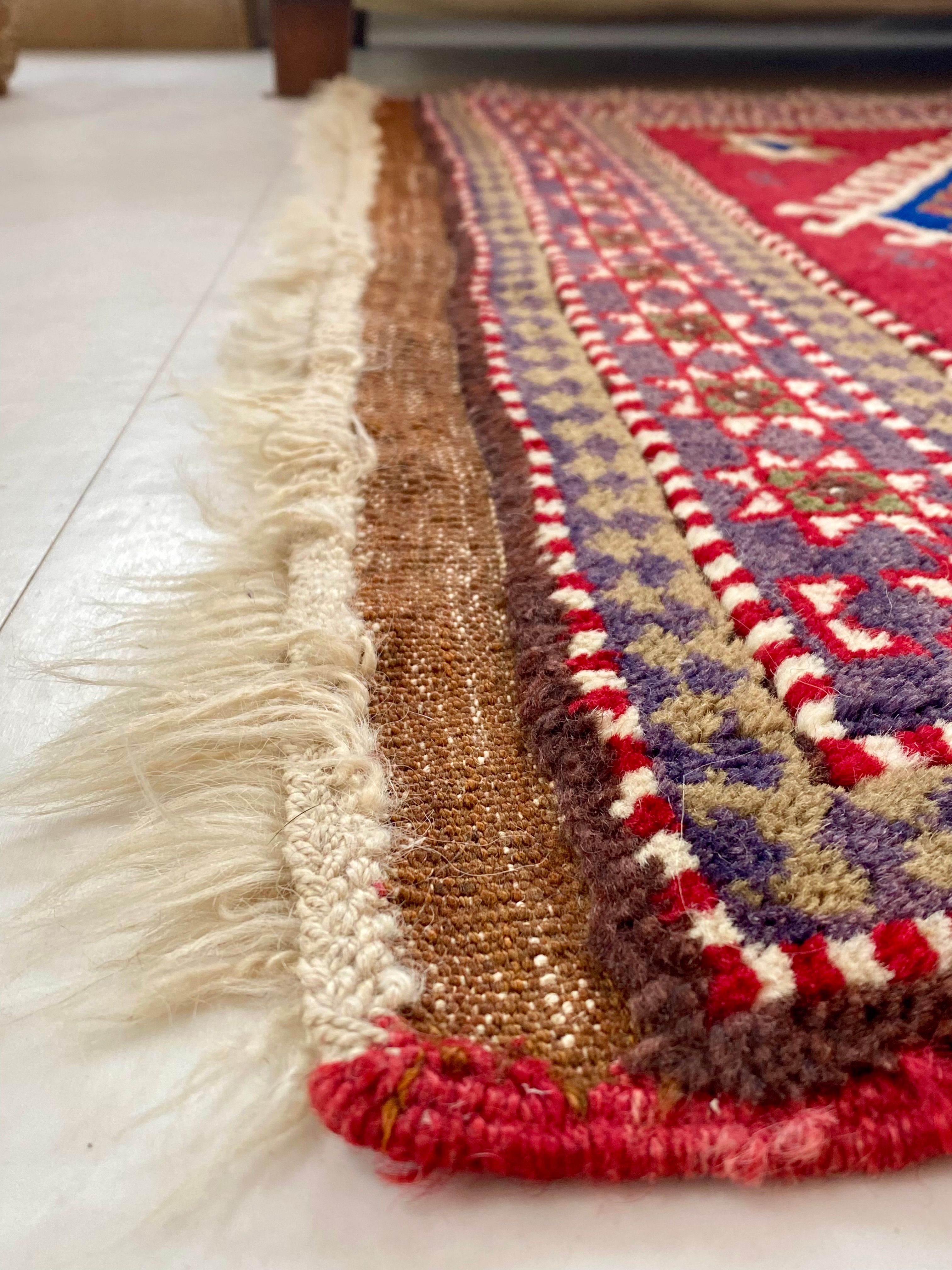 Handwoven Kazakh Rug