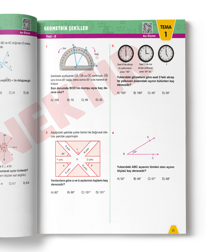 5.sınıf MATEMATİK Etkileşimli Defter