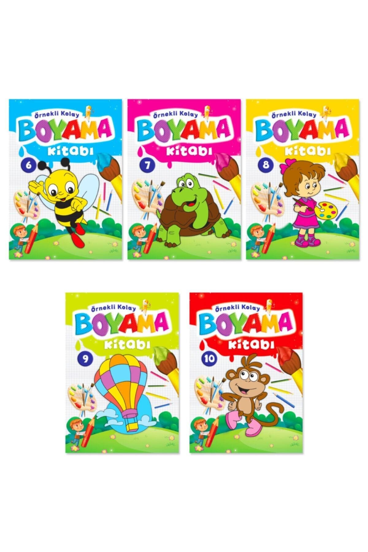 Örnekli Kolay Boyama Kitabı 5 Kitap Set-2