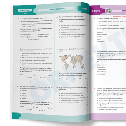 9.sınıf COĞRAFYA Soru Bankası