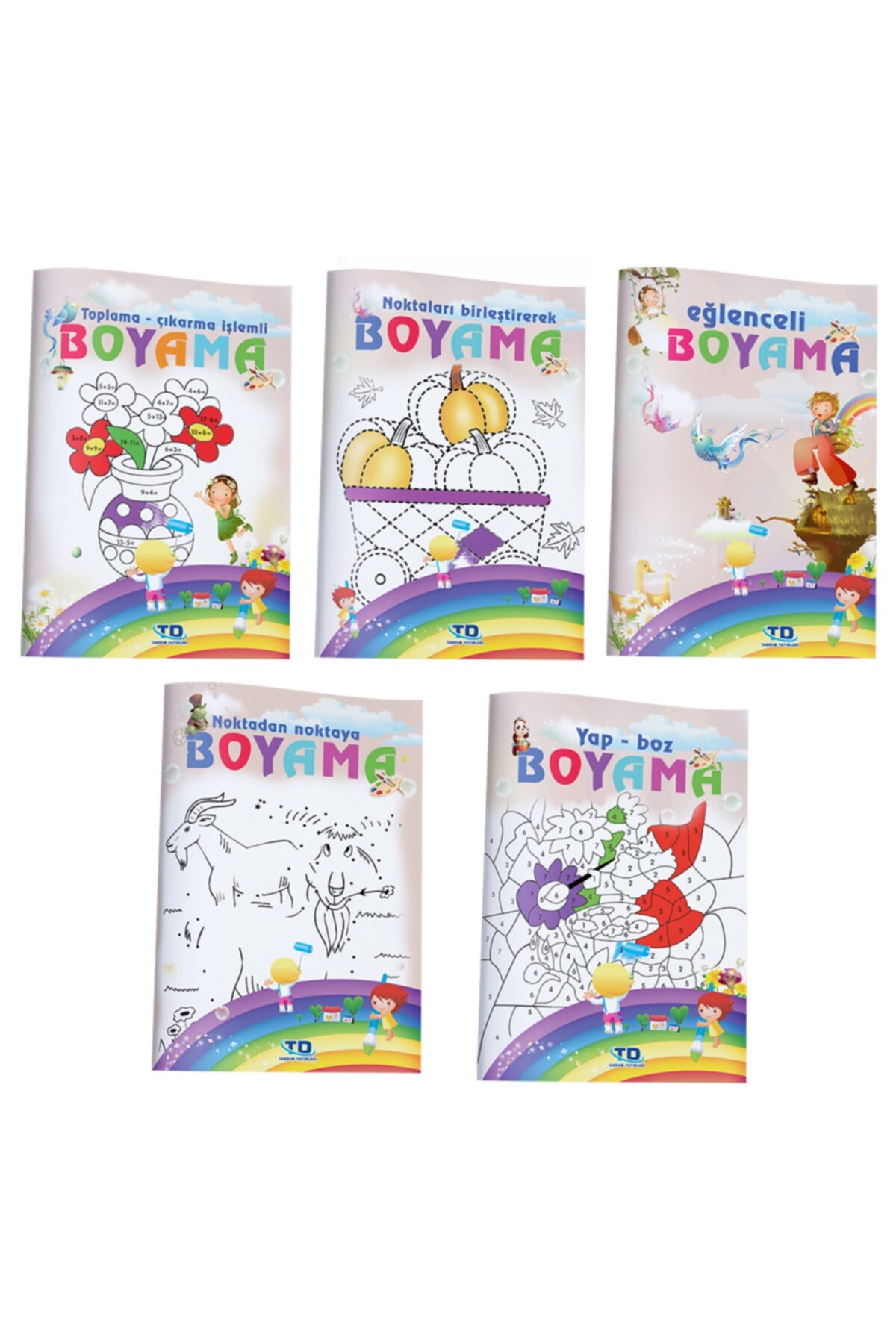 Etkinlikli Boyama Kitabı 5 Kitap