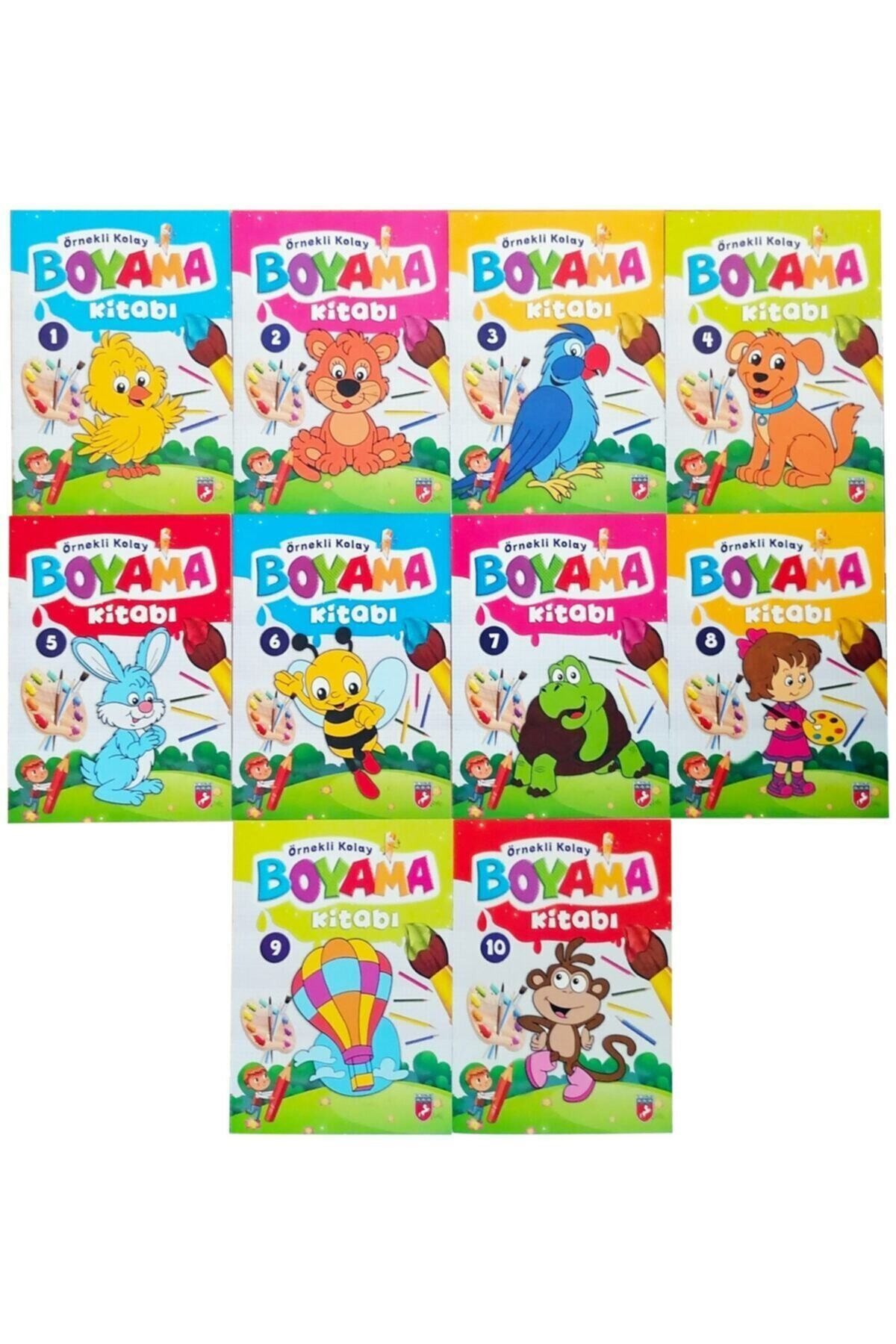 Örnekli Kolay Boyama Kitabı 10 Kitap Takım