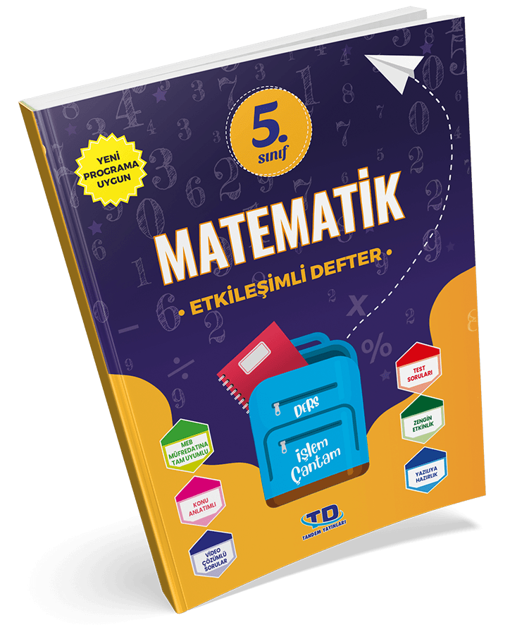 5.sınıf MATEMATİK Etkileşimli Defter