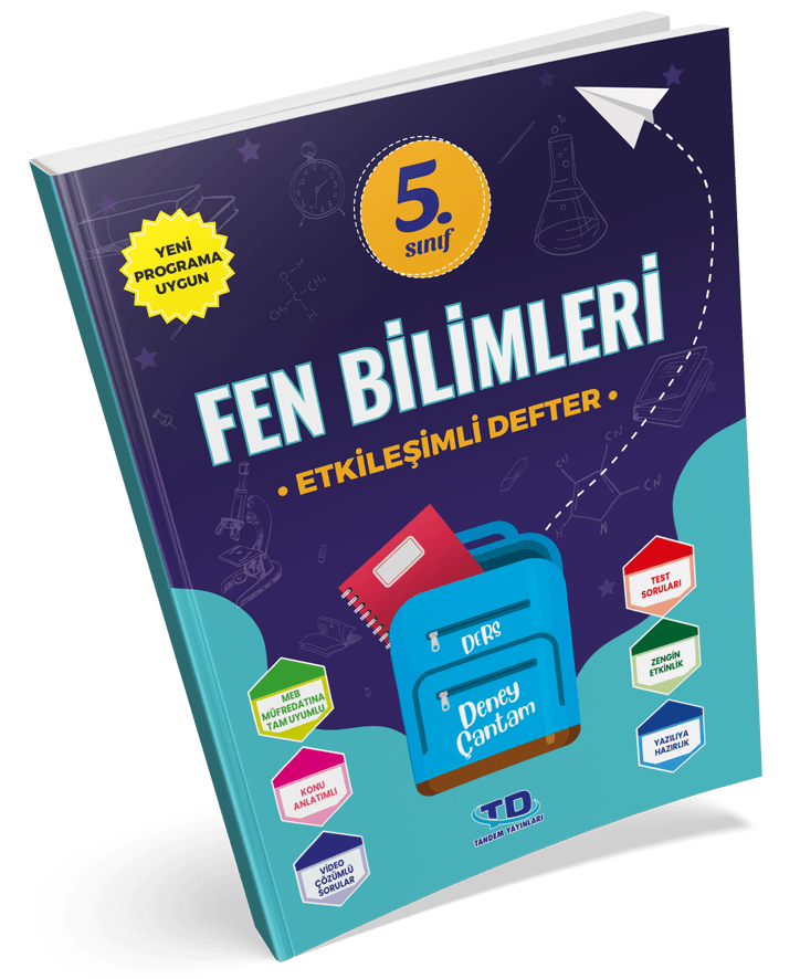 5.sınıf FEN BİLİMLERİ Etkileşimli Defter