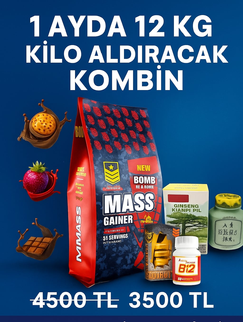 1 Ayda 12 Kg Aldıran Kombin