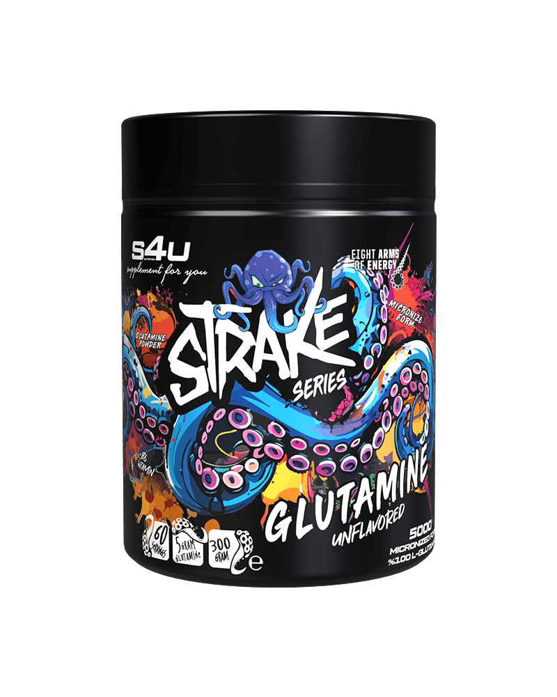 S4U Strake Series Glutamine %100 Saf Aromasız 300 Gram