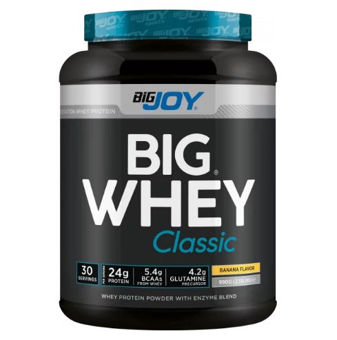 Bigjoy Sports BIGWHEY Whey Protein Classic Muz 990g 30 Servis