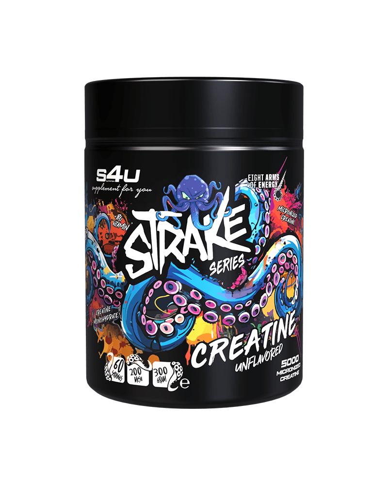 S4U Strike Series Creatine 300g - Aromasız Mikronize Kreatin