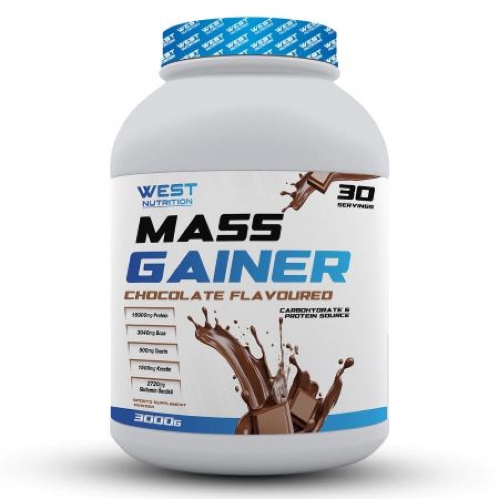 West nutrition Mass Gainer Karbonhidrat Tozu 3000 gr 30 Servis