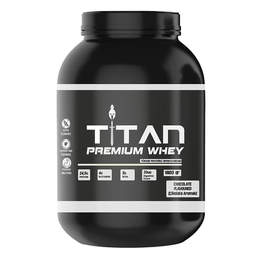 TİTAN PREMİUM WHEY PROTEİN TOZU ÇİKOLATALI 1820 GR