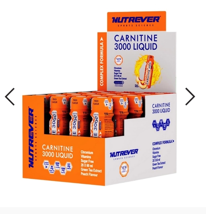 Nutrever L-carnitine Likit 20 Ampül 60 Ml