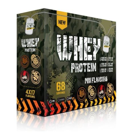 Whey Protein 2380 Gr 68 Tekli Servis 4 Aroma