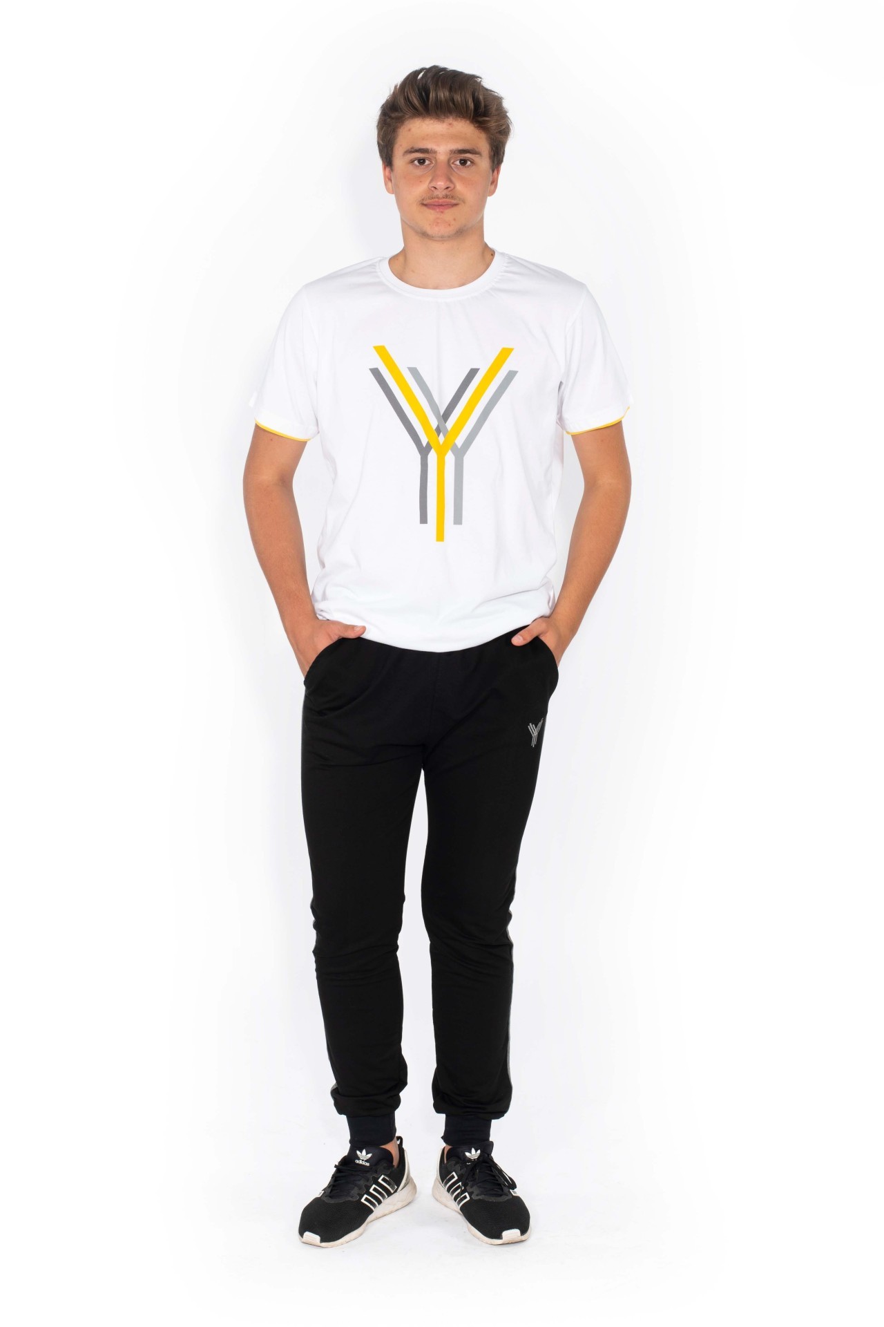 Yankı Koleji Beyaz Basic Tshirt