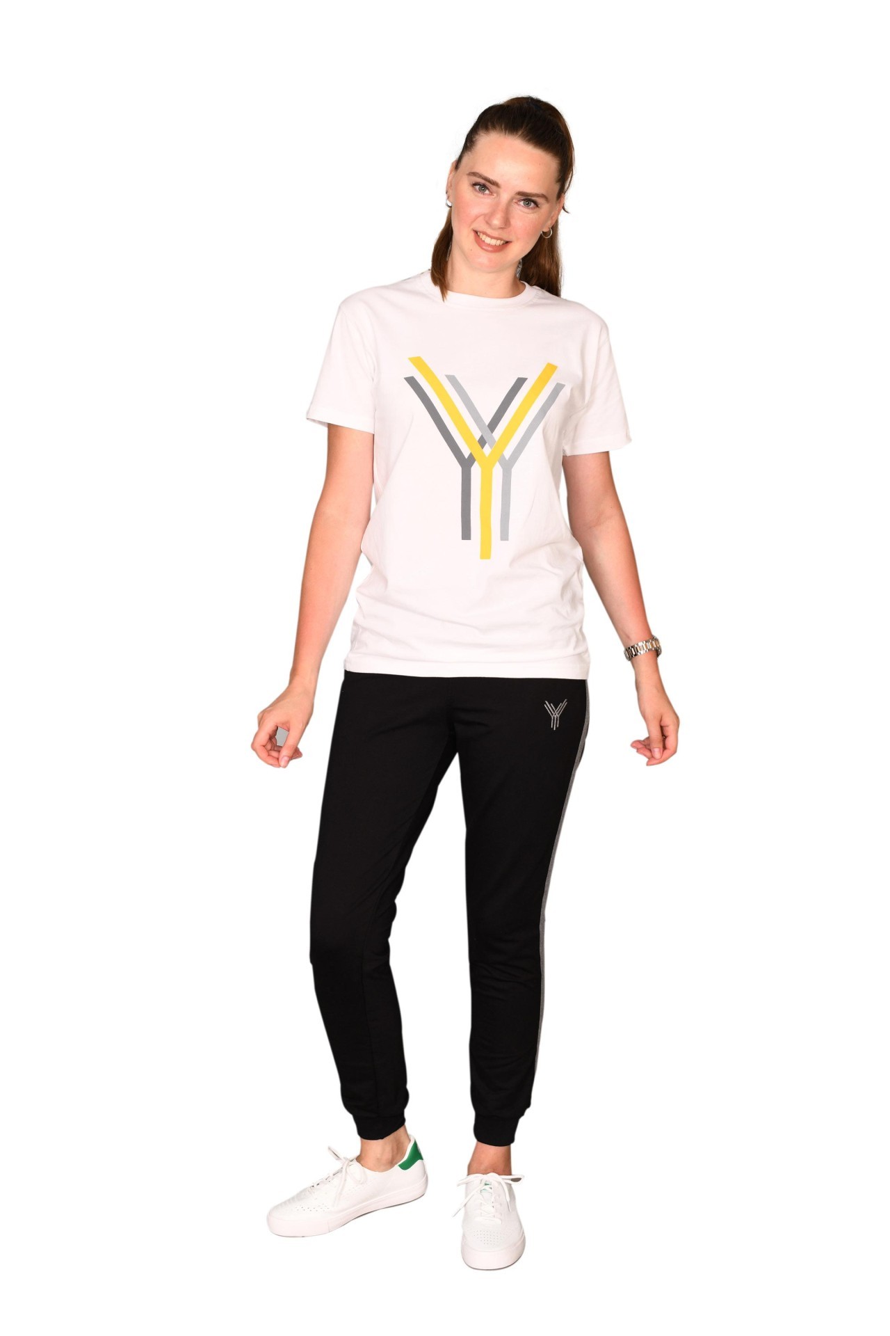 Yankı Koleji Beyaz Basic Tshirt