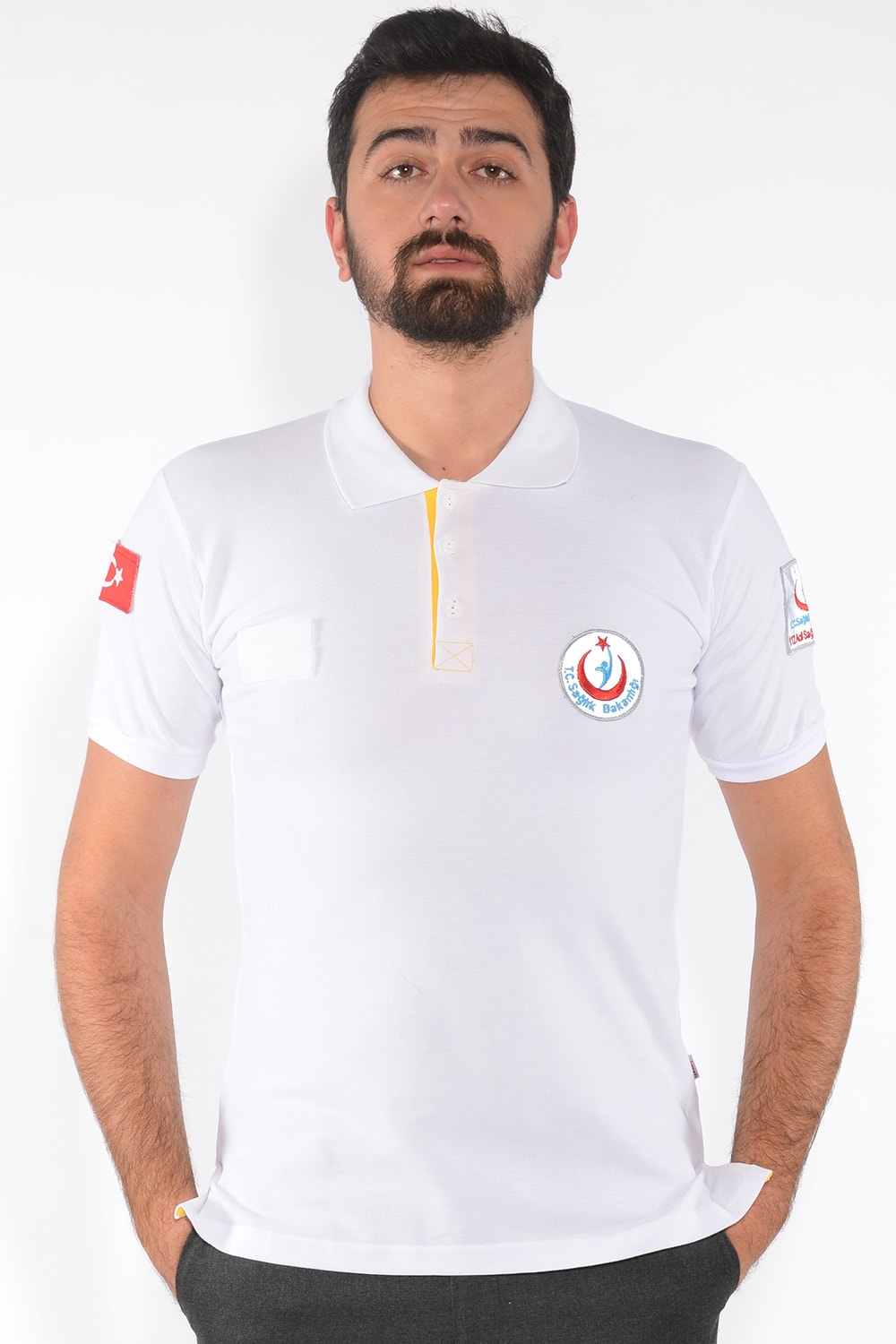112 Acil Paramedik Tshirt Beyaz