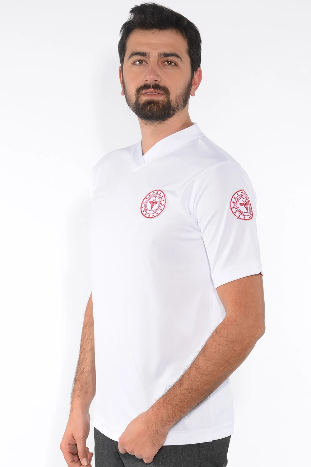 112 Acil Paramedik Polo Tshirt Beyaz