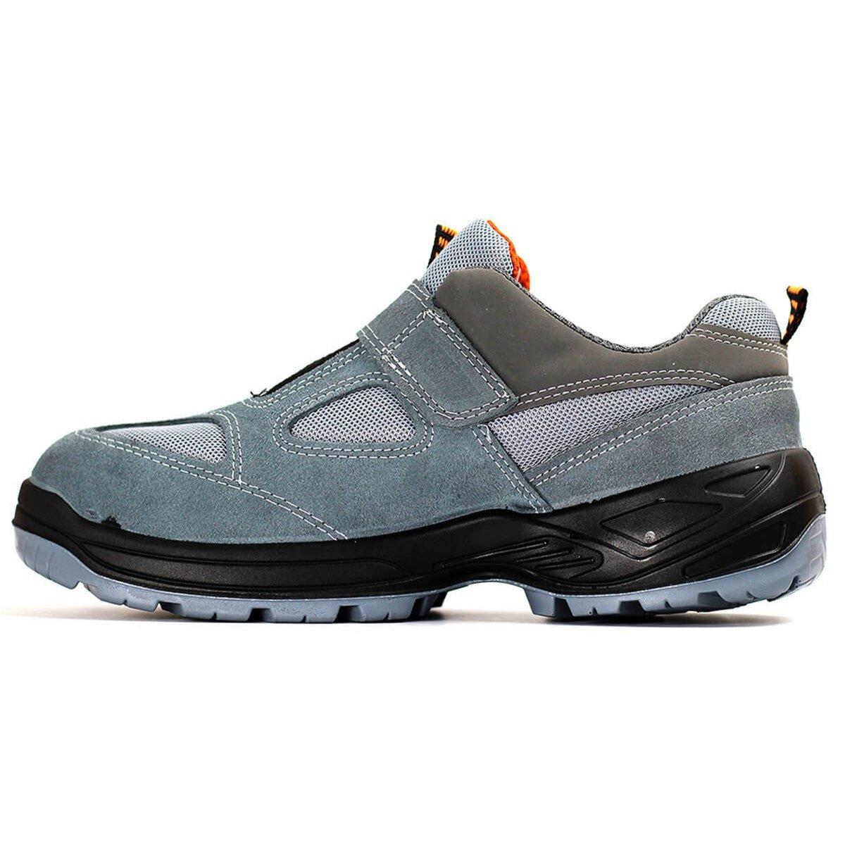 Yepa 116 S1 Gri Süet Cırtlı Çelik Burun İş Ayakkabısı