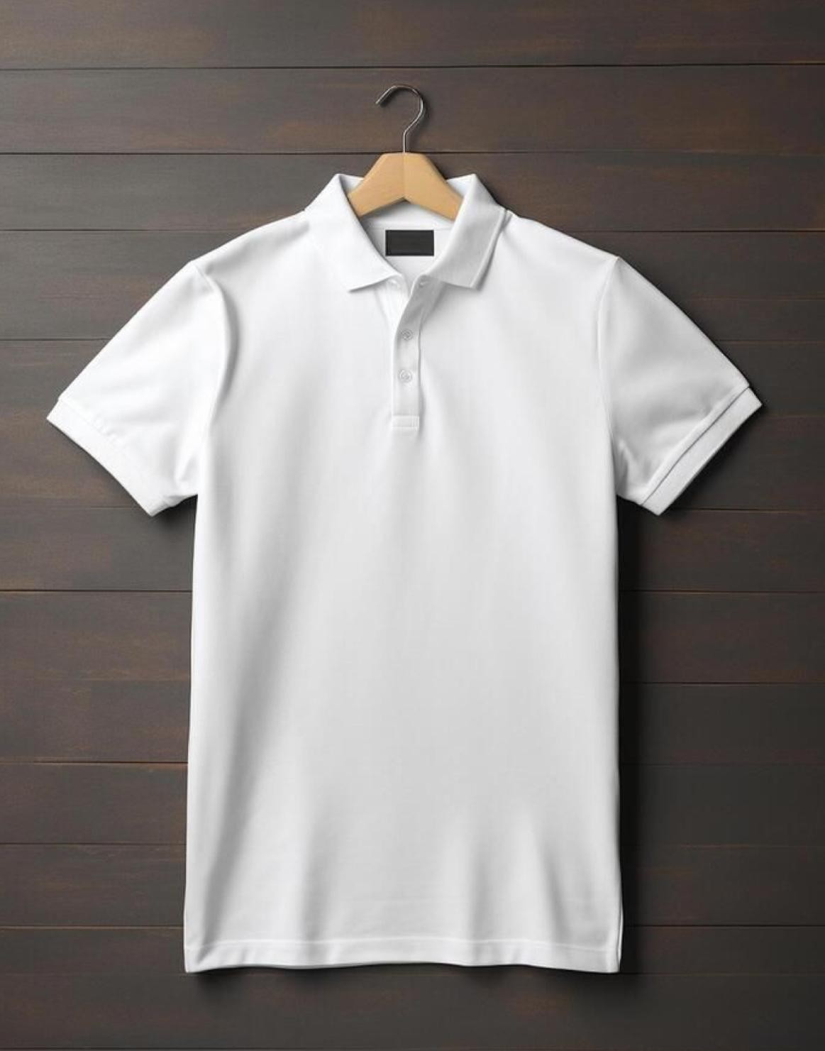 BEYAZ POLO YAKA TSHİRT %100 PAMUK 