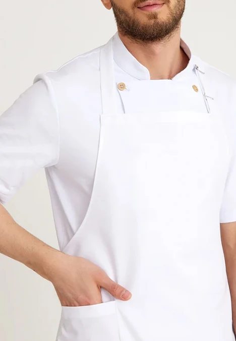 Beyaz Boy Askılı Önlük