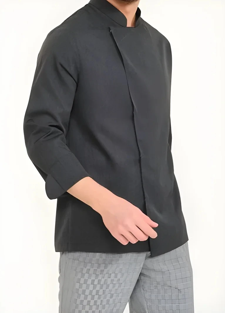 Gabardin Aşçı Ceketi Antrasit