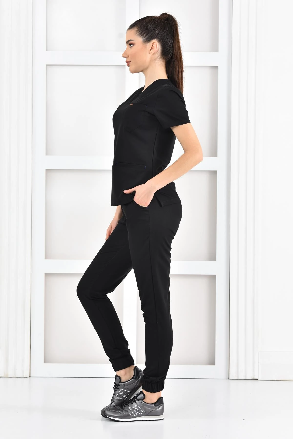 Kadın Likra Jogger Cerrahi Forma 