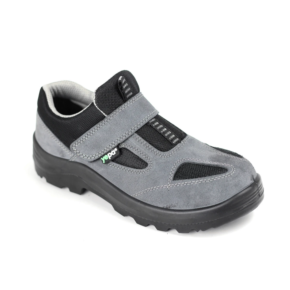 Yepa 114 S1 Gri Süet Yazlık Çelik Burun İş Ayakkabısı