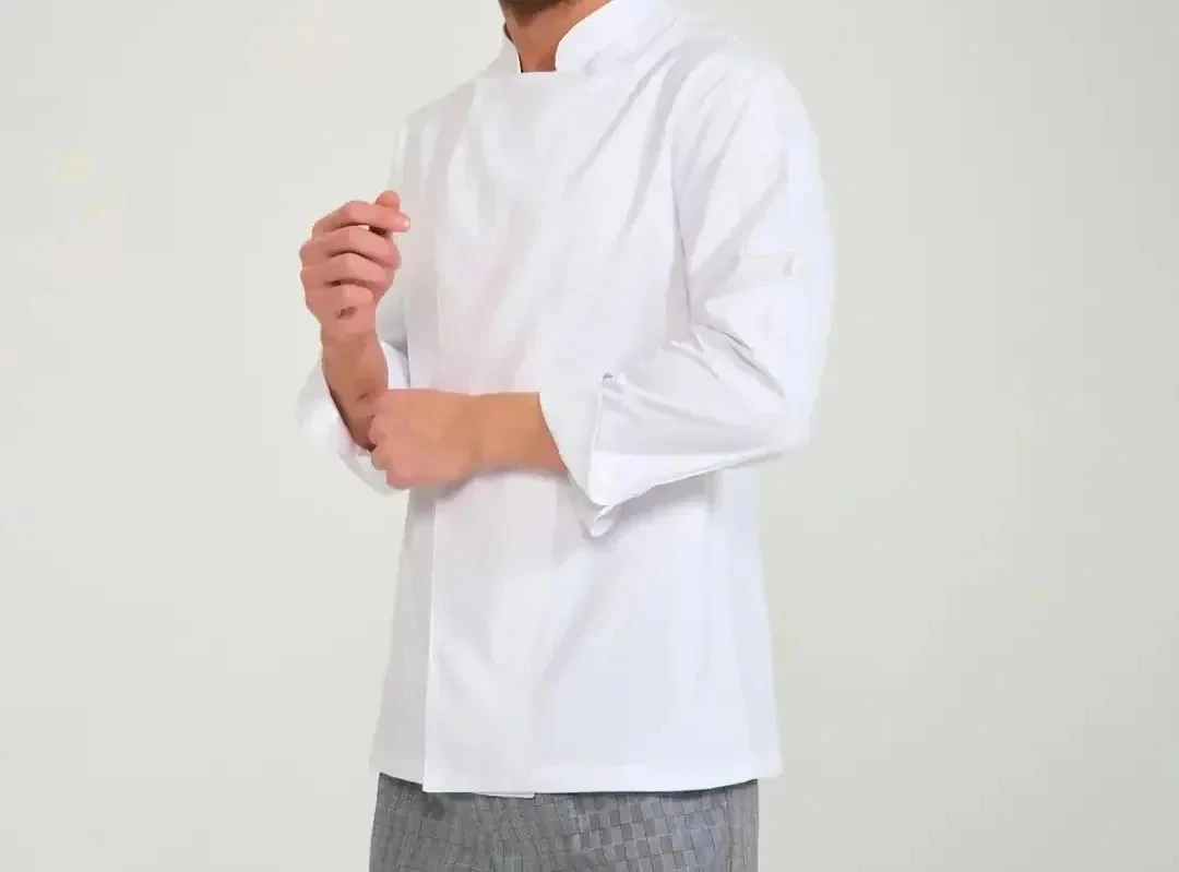 Gabardin Aşçı Ceketi Beyaz