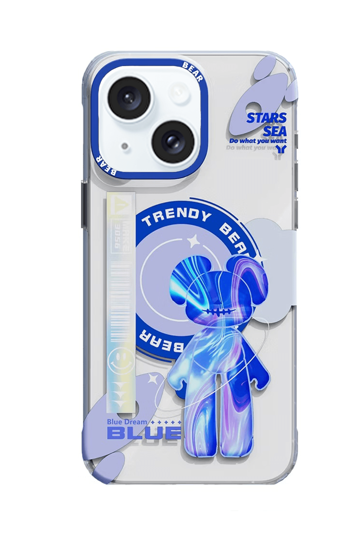 Trendy Bear - Kamera Çerçeve Çıkıntılı Darbe Emici Yapılı Hassas Tuş Kesimli Kılıf