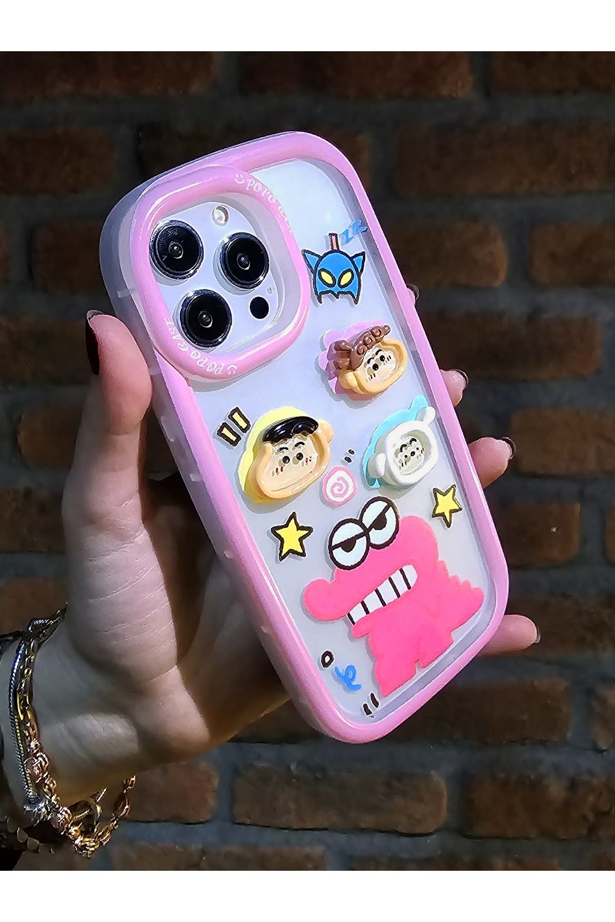 Karikatür Kılıflar - 3D Çizgi Film Karakterleri Koruyucu Telefon Kılıfı Dinazor