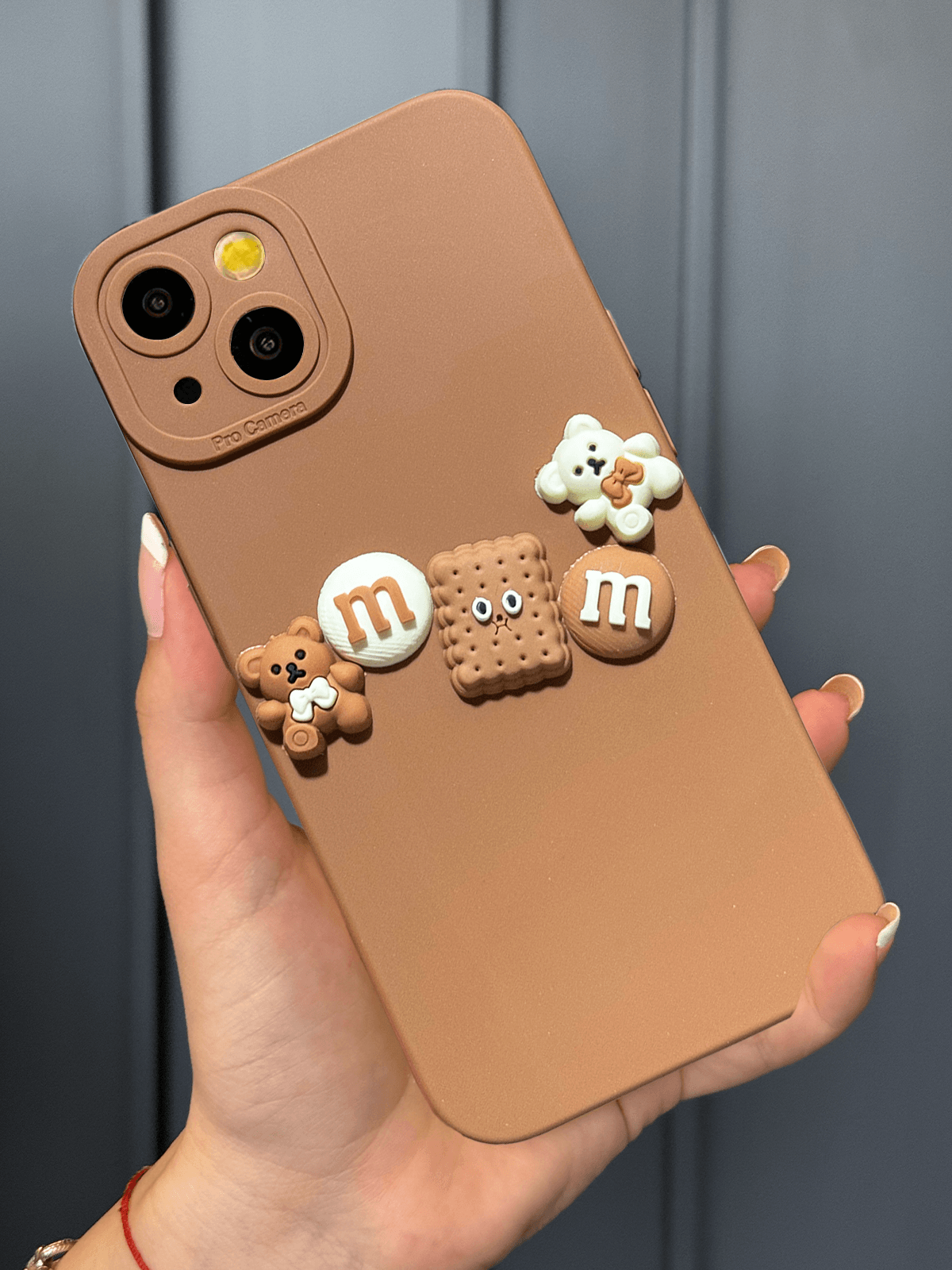Chocolate Bear Kamera Korumalı Silikon Yumuşak Kılıf