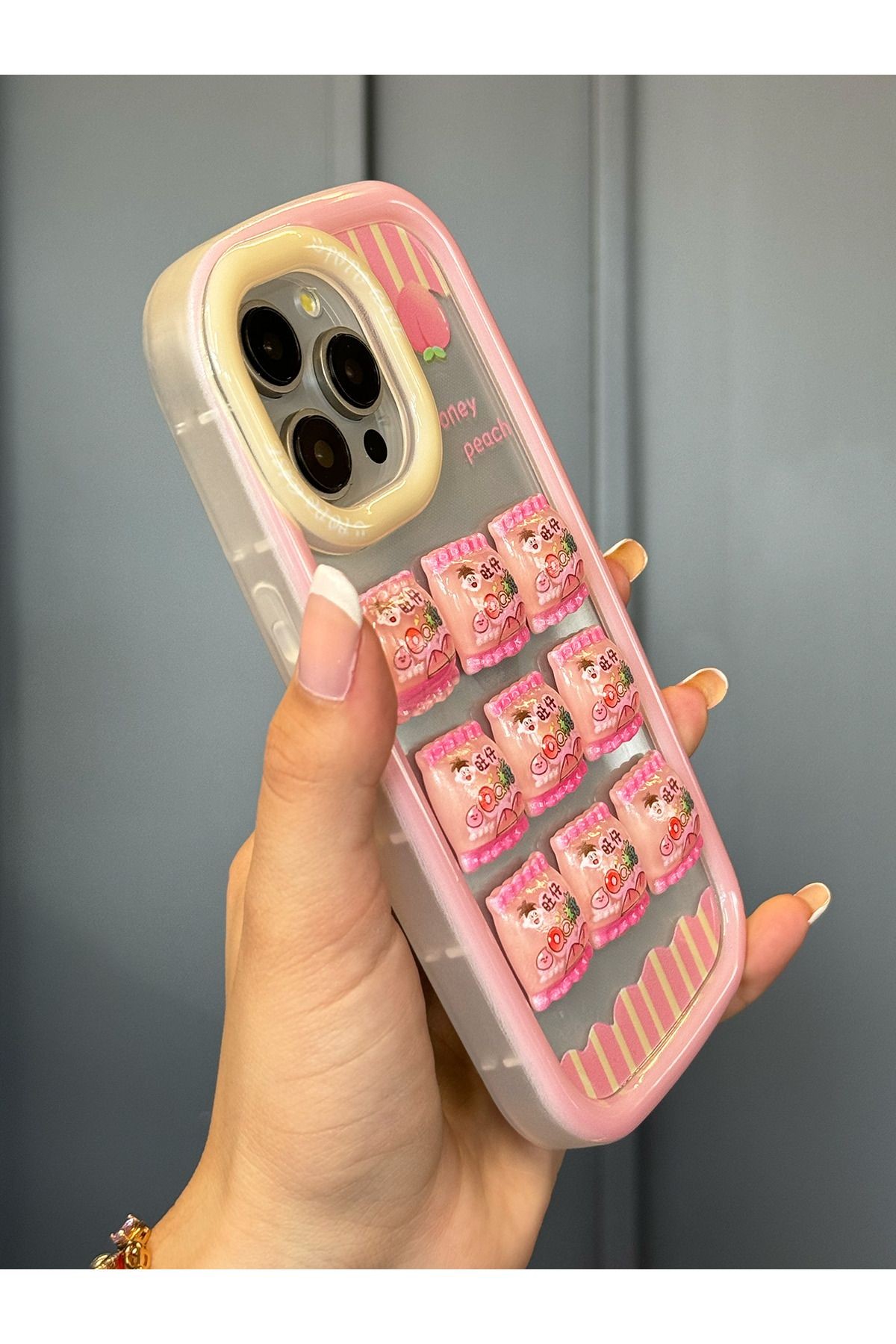 Karikatür Kılıflar - 3D Çizgi Film Karakterleri Koruyucu Telefon Kılıfı Şeker