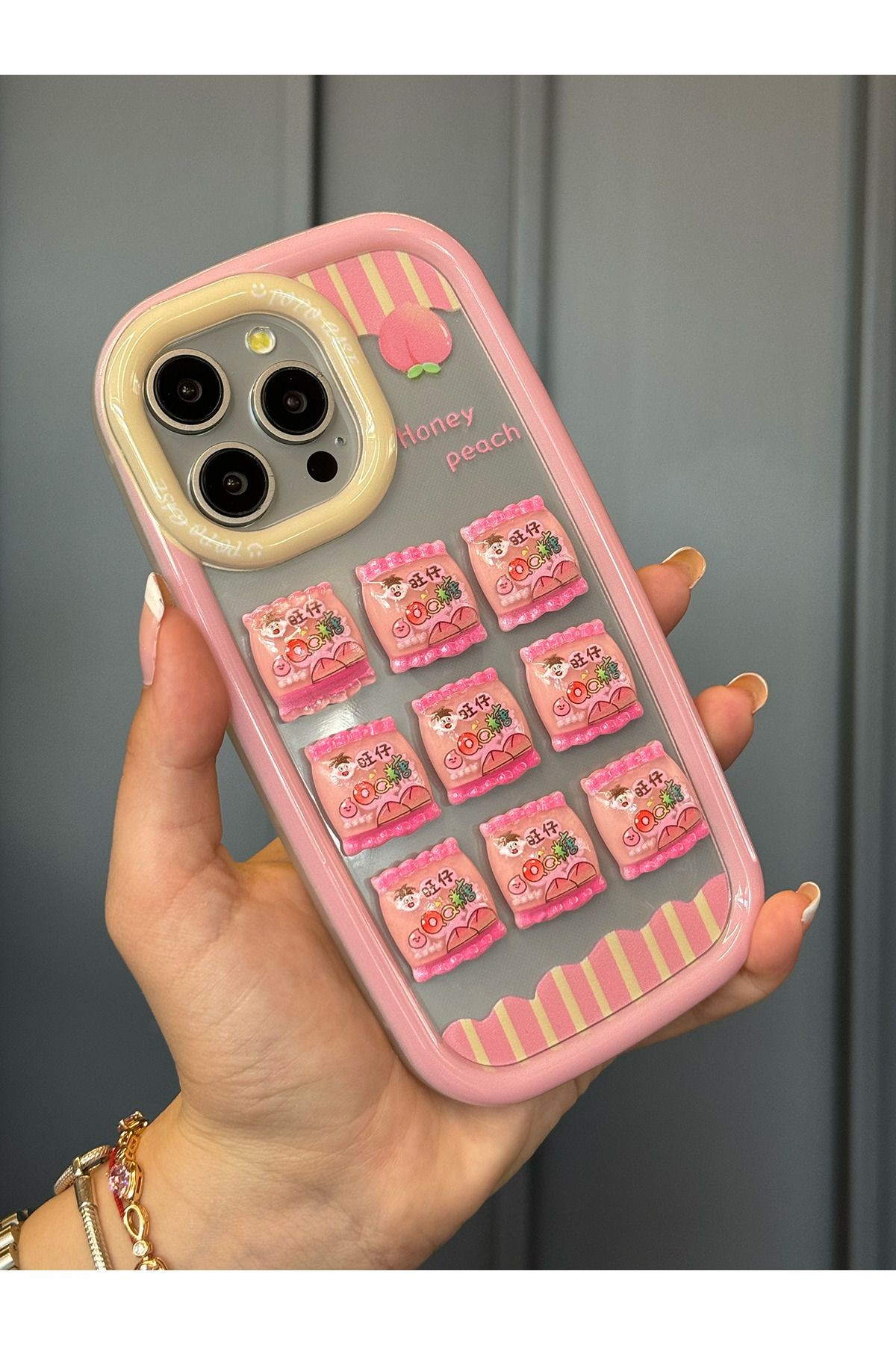 Karikatür Kılıflar - 3D Çizgi Film Karakterleri Koruyucu Telefon Kılıfı Şeker