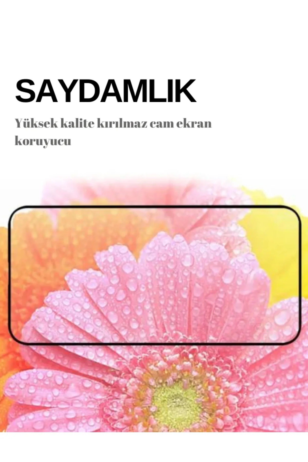 Anti-Static Tam Kapatan Tamperli Cam Ekran Koruyucu Kırılmaz Cam Premium Hd