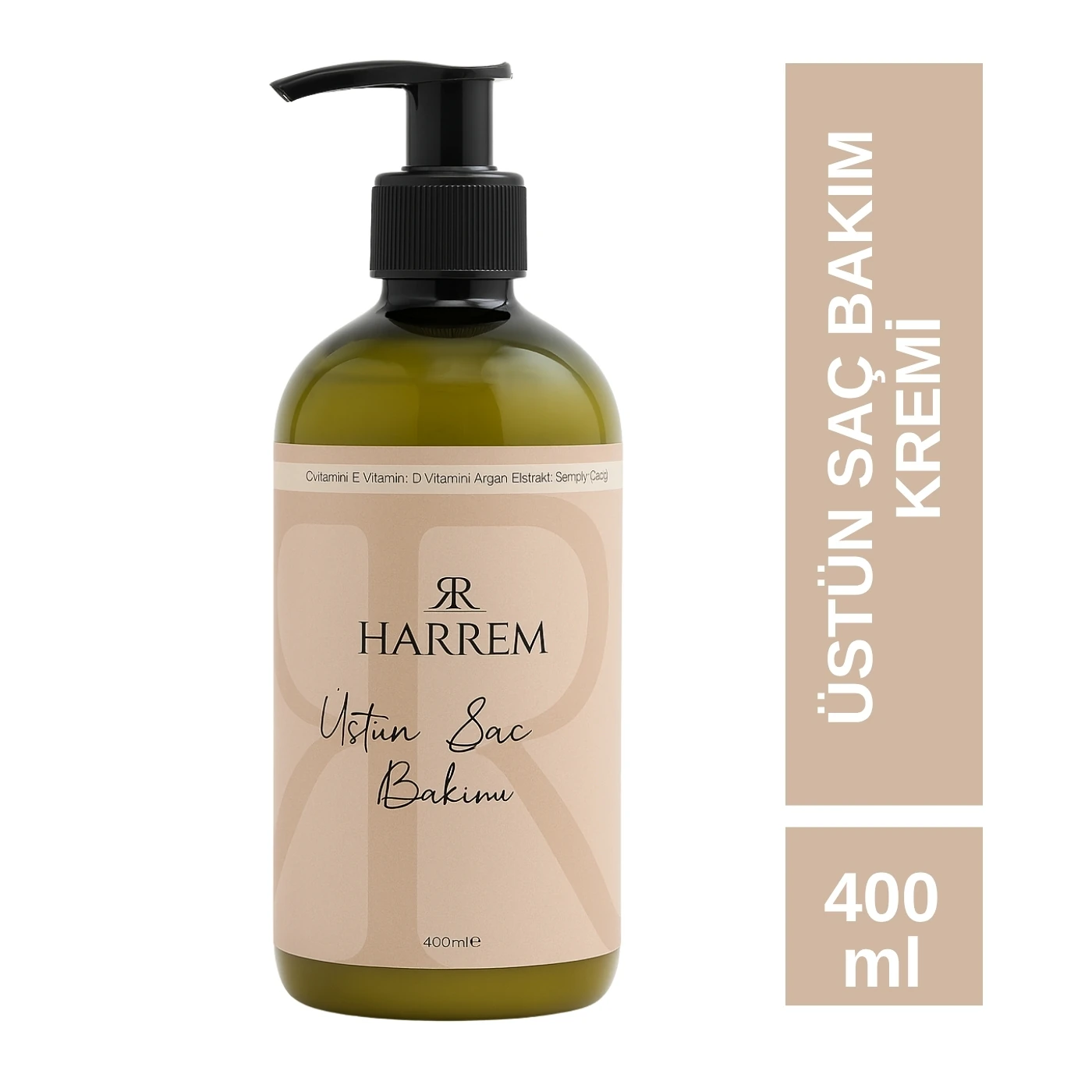 Onarıcı ve Nemlendirici Argan ve Hindistan Cevizi Yağı Özlü Üstün Saç Bakım Kremi 400Ml