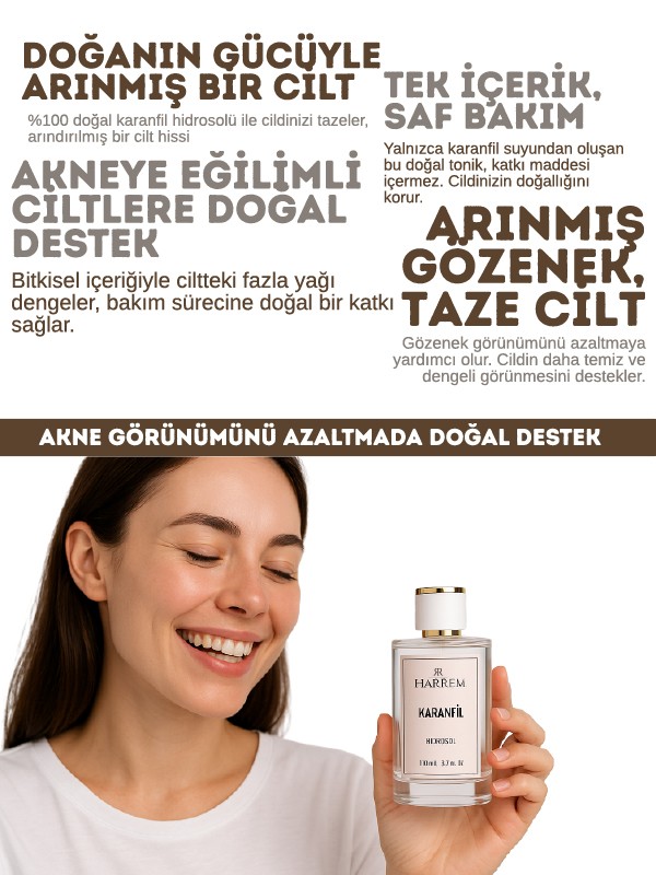 Karanfil Suyu Sivilce ve Siyah Nokta Karşıtı Tonik