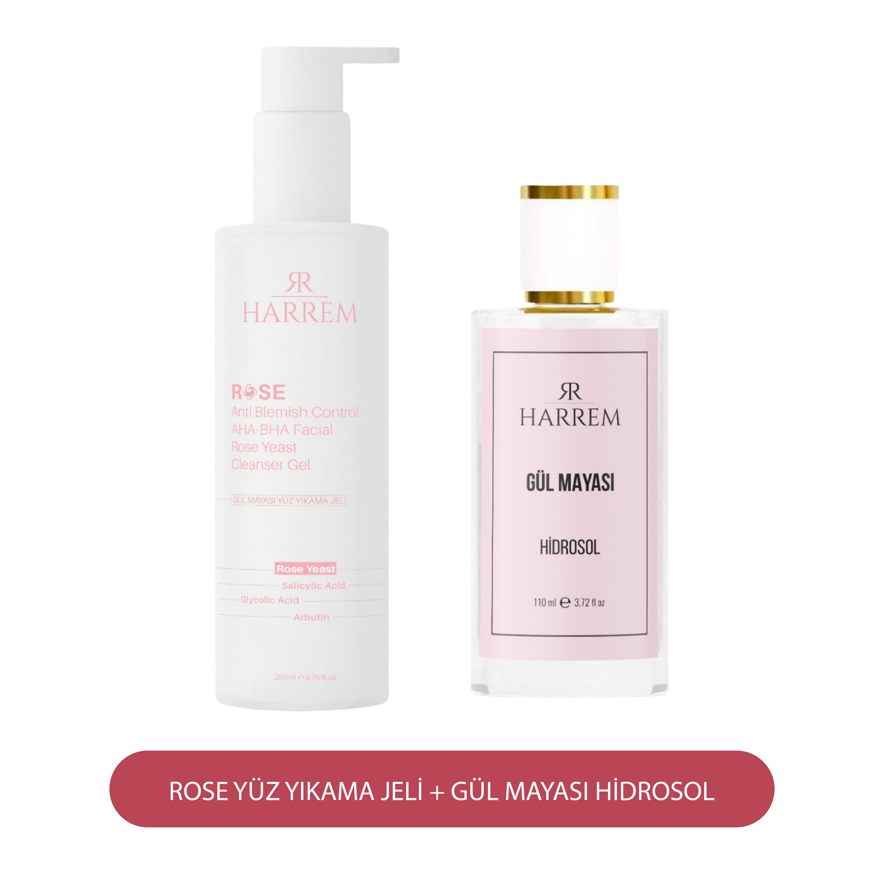 Rose Series Yıkama Jeli-Gül Mayası Seti