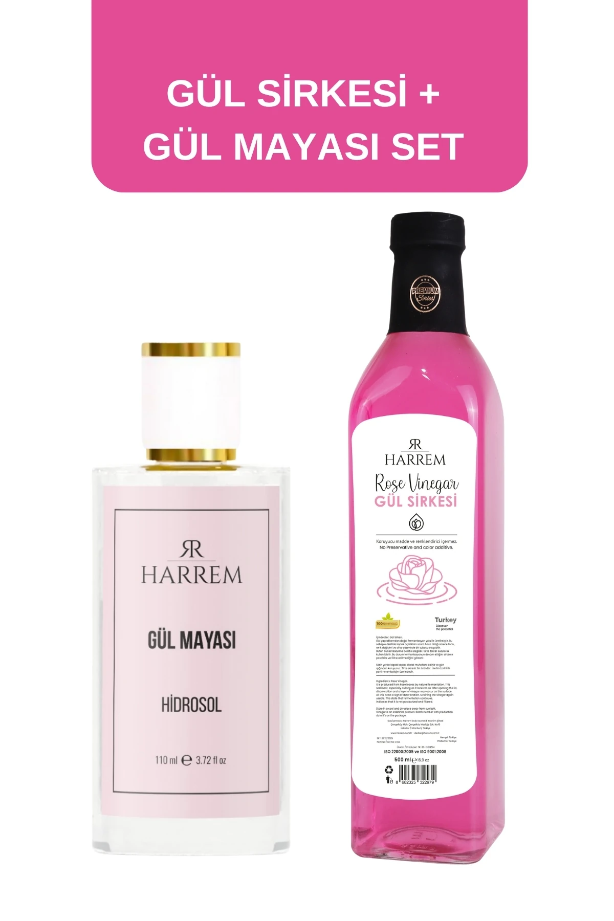 Gül Sirkesi-Gül Mayası Seti