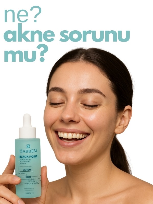 Akneli&Yağlı Cilt Tipleri İçin Niacinamide İçeren Cilt Bakım Serumu 30 ML Black P.int