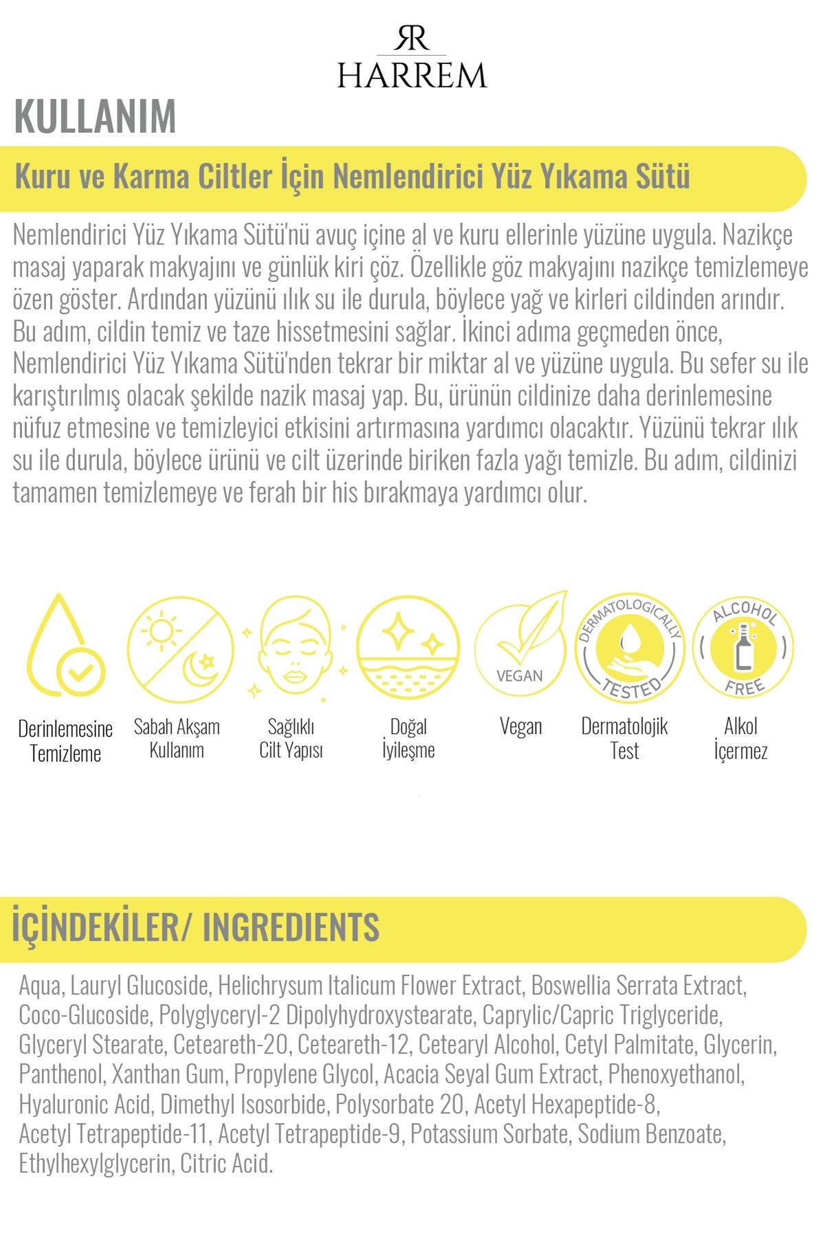 Bio Aging Kuru ve Karma Ciltler için Nemlendirici Yüz Yıkama Sütü 200 ML