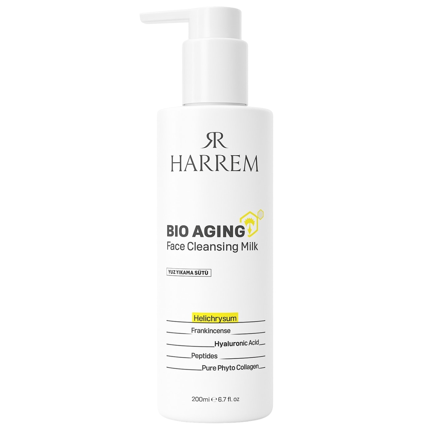 Bio Aging Kuru ve Karma Ciltler için Nemlendirici Yüz Yıkama Sütü 200 ML