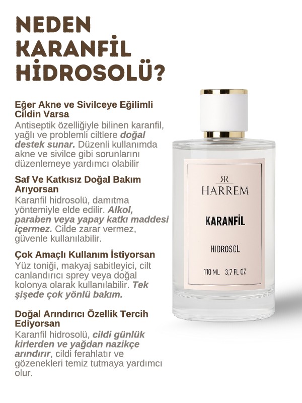Karanfil Suyu Sivilce ve Siyah Nokta Karşıtı Tonik