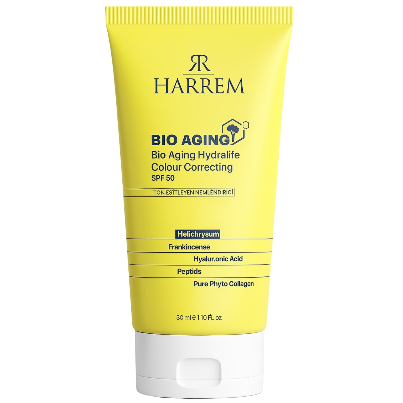 Bio Aging Ton Eşitleyen Nemlendiricili Yaşlanma Karşıtı Yüksek Koruyuculu 50+ SPF CC Krem 50 ML