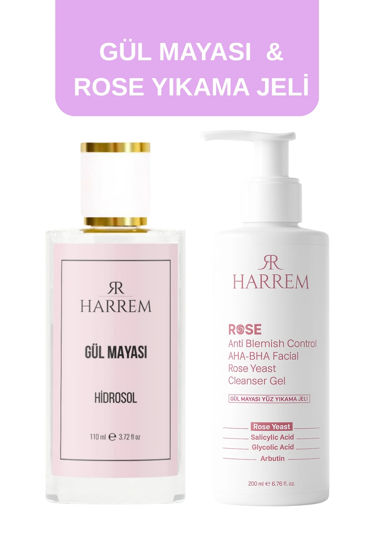 Rose Series Yıkama Jeli-Gül Mayası Seti