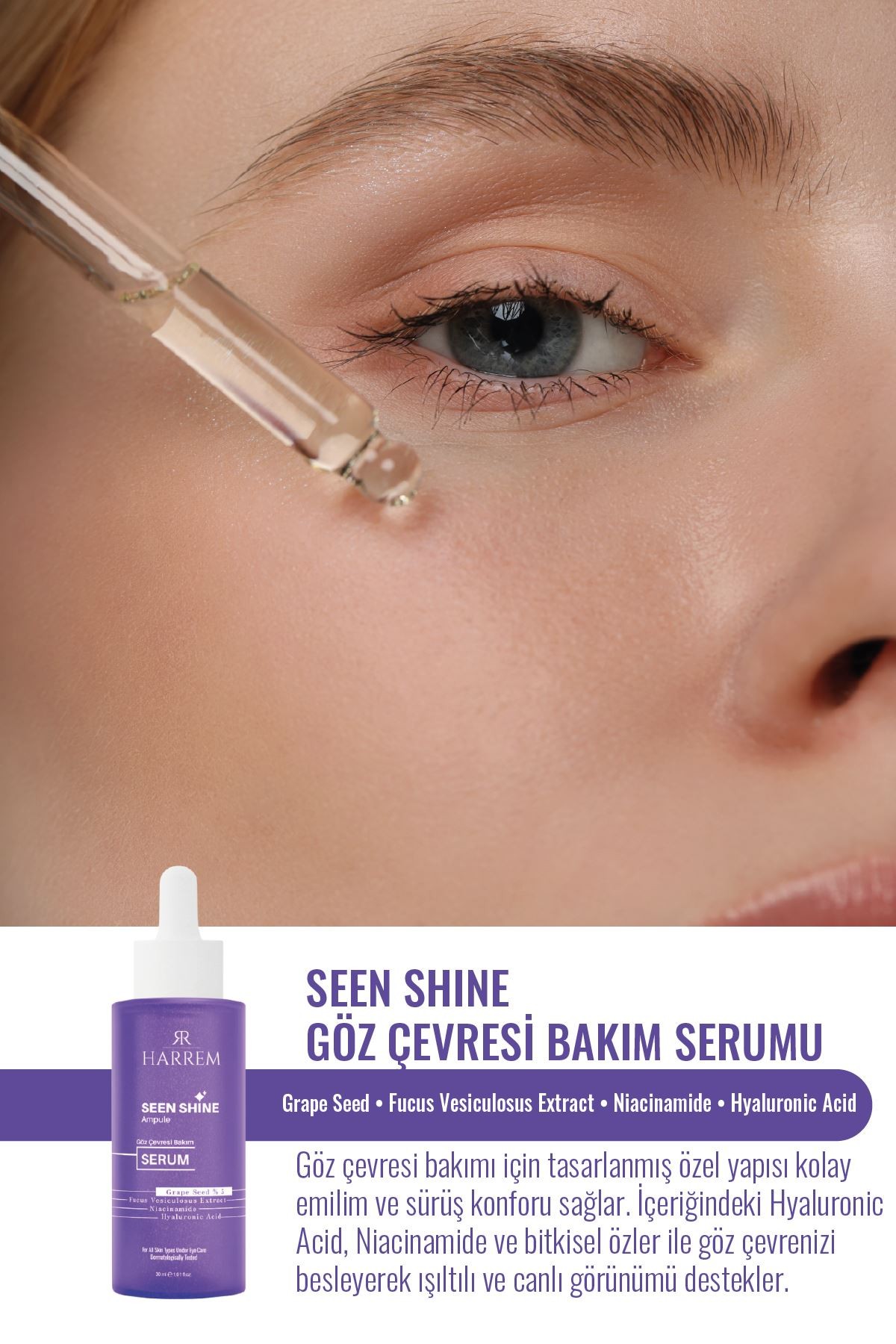 Seen Shine Göz Çevresi Bakım Serumu 30 ml